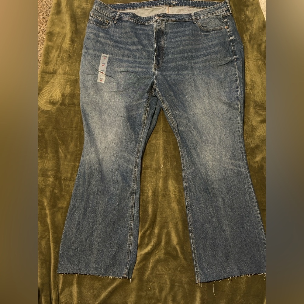 Old Navy Plus Size Women's Kicker Boot Cut Jeans size 28W
